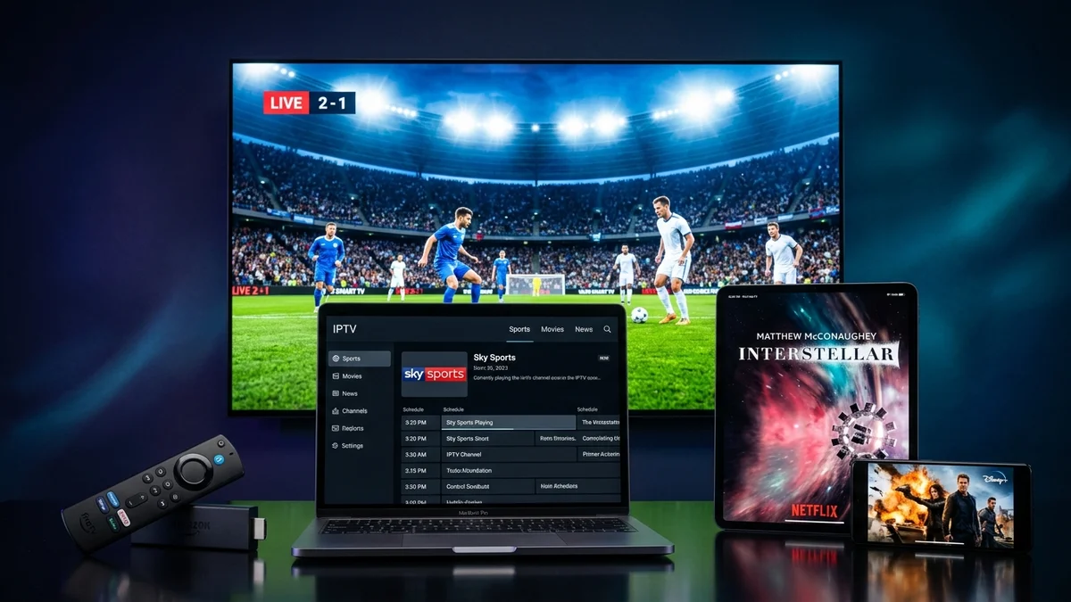 best iptv player apps displaying tivimate and iptv smarters pro on smart devices