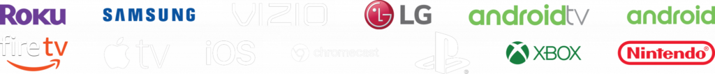IPTV Supported Apps logo bar